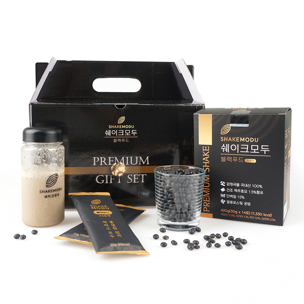 쉐이크모두 검은콩 선식 아침식사대용 1박스