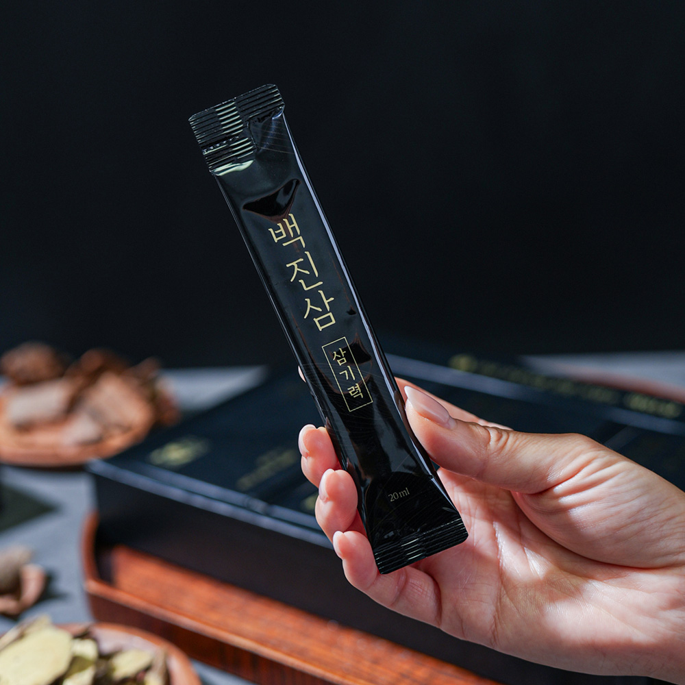 [고농축 산삼진액] 백진삼 삼기력 1박스 (20ml x 30포)