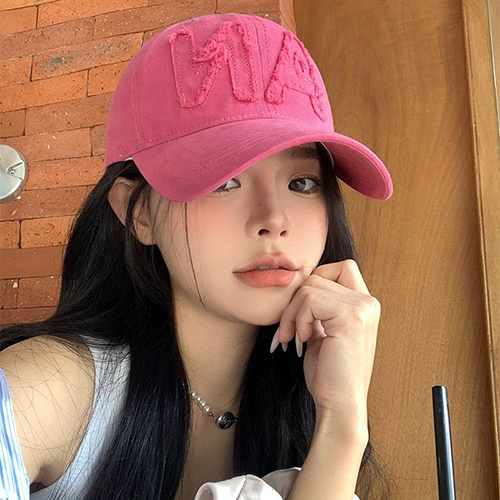 2컬러 심플 베이직 포인트 자수 볼캡 SSH-189